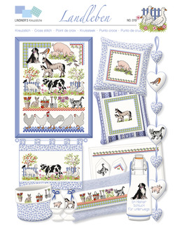 Korsstygnsmönster Landet