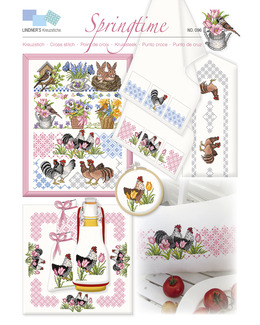 Korsstygnsmönster Höns