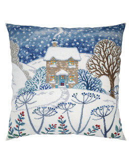 Broderikit Kudde Vinterdag