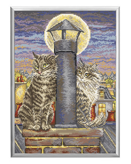 Broderikit Tavla Romantik