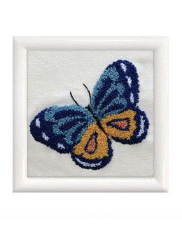 Punch Needle Kit Fjäril