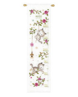 Broderikit Födelsevepa Katten