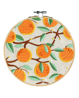 Broderikit Tavla Apelsiner