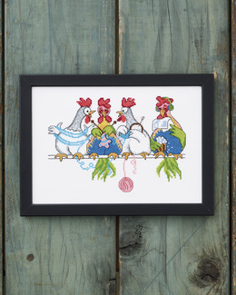 Broderikit Tavla Symöte Färg