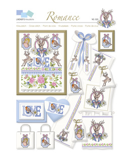 Korsstygnsmönster Renar