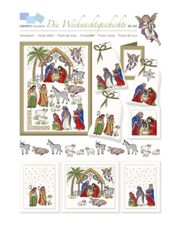 Korsstygnsmönster Jesus