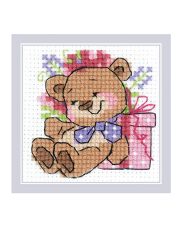 Broderikit Tavla Teddybjörnen