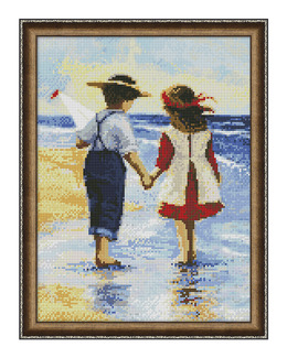 Diamond painting Nära hav