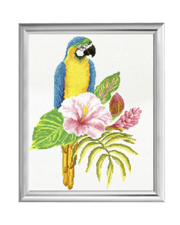 Broderikit Tavla Hibiscus