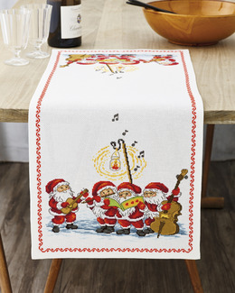 Broderikit Löpare Tomtesång