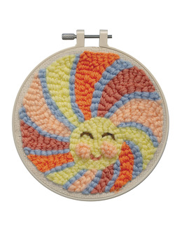 Punch needle kit Sun