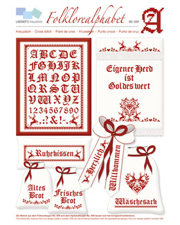 Korsstygnsmönster Text