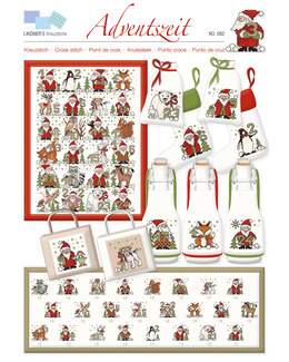 Korsstygnsmönster Kalender