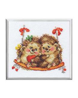 Broderikit Tavla Igelkottar