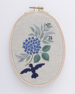 Broderikit Tavla Blåa Fåglar