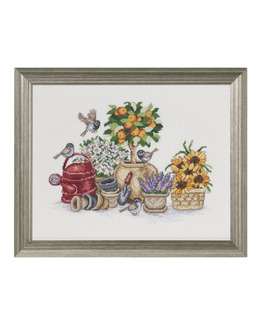 Broderikit Tavla Apelsinträd