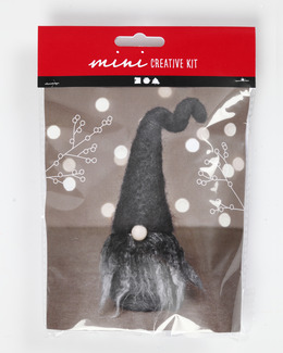 Pysselset Jultomte Grå