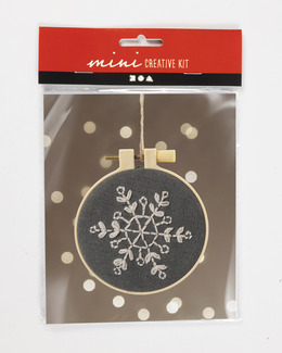 Broderikit Mini Snöflinga