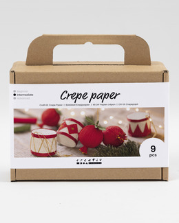 Pysselkit Kräppapper Jul