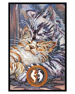 Pärlbroderi Kattmys