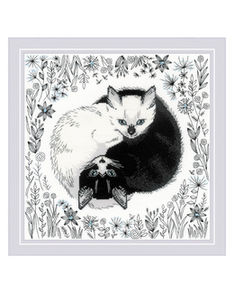 Broderikit Tavla Ying & Yang