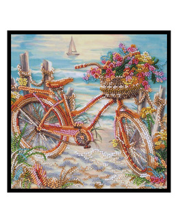 Pärlbroderi Cykel