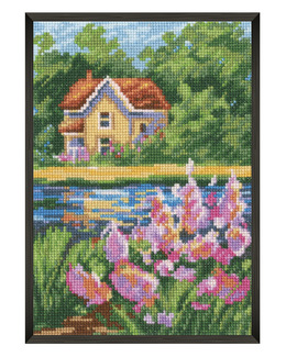 Broderikit Tavla Sommarstället