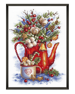 Broderikit Tavla Julstämning