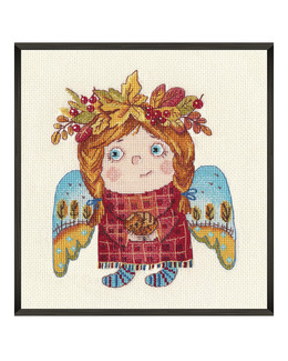 Broderikit Tavla Höst-Ängel
