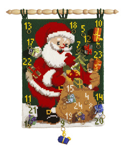 Broderikit Kalender Julklappssäcken