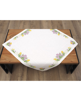 Broderikit Duk Påskblomster