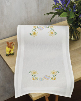 Broderikit Påskliljor & Ägg