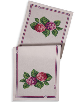 Broderikit Löpare Hortensia