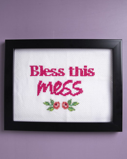 Broderikit Tavla Bless this Mess