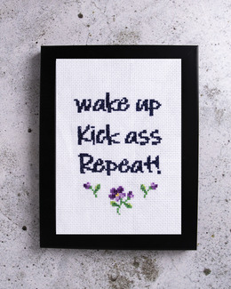 Broderikit Tavla Wake Up