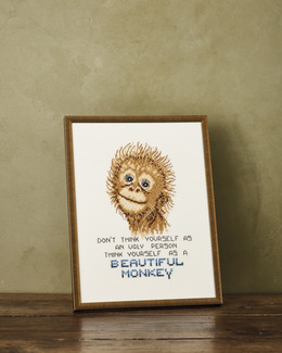 Broderikit Tavla Monkey