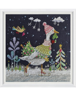 Broderikit Tavla Skidskorfärd