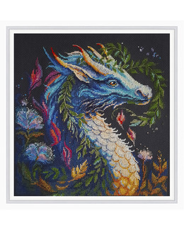 Broderikit Tavla Mäktig Drake