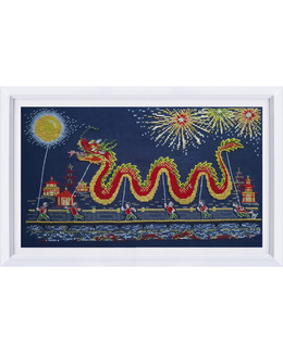 Broderikit Tavla Chinese dragon