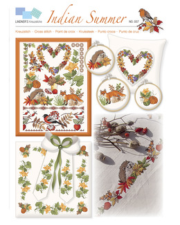 Korsstygnsmönster Hösten