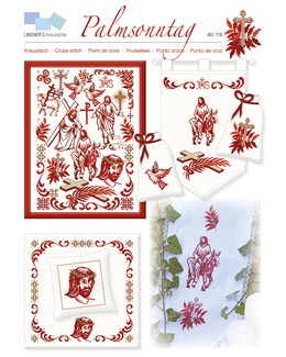 Korsstygnsmönster Jesus