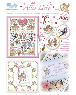 Korsstygnsmönster Änglar