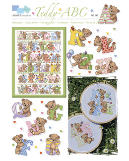 Korsstygnsmönster Björnar