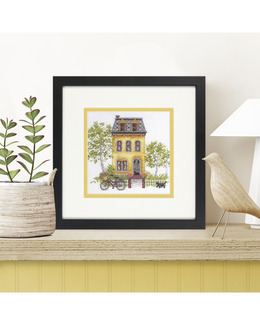 Broderikit Tavla Gula Huset