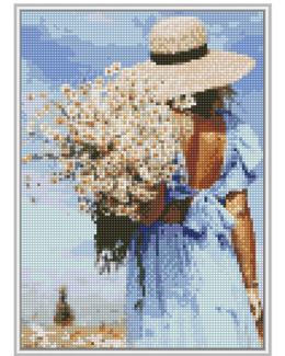 Diamond painting Sommarpromenad