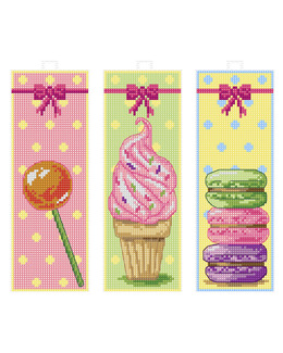 Bokmärken Sweets 3/pak.