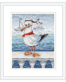 Broderikit Tavla Modig Sjöman