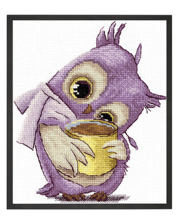 Broderikit Tavla Kaffeälskare