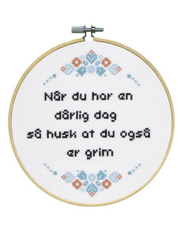 Broderikit Tavla Dålig dag