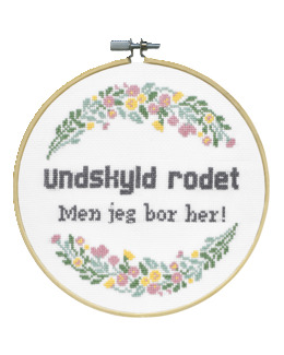 Broderikit Tavla Ursäkta Röran